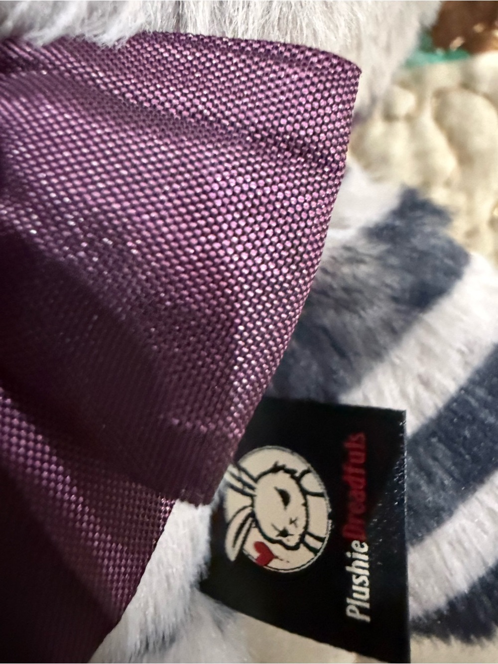 Victorian McGee's Cheshire Cat Plush Keychain Accessory by Plushie Dreadfuls - Picture 2 of 5
